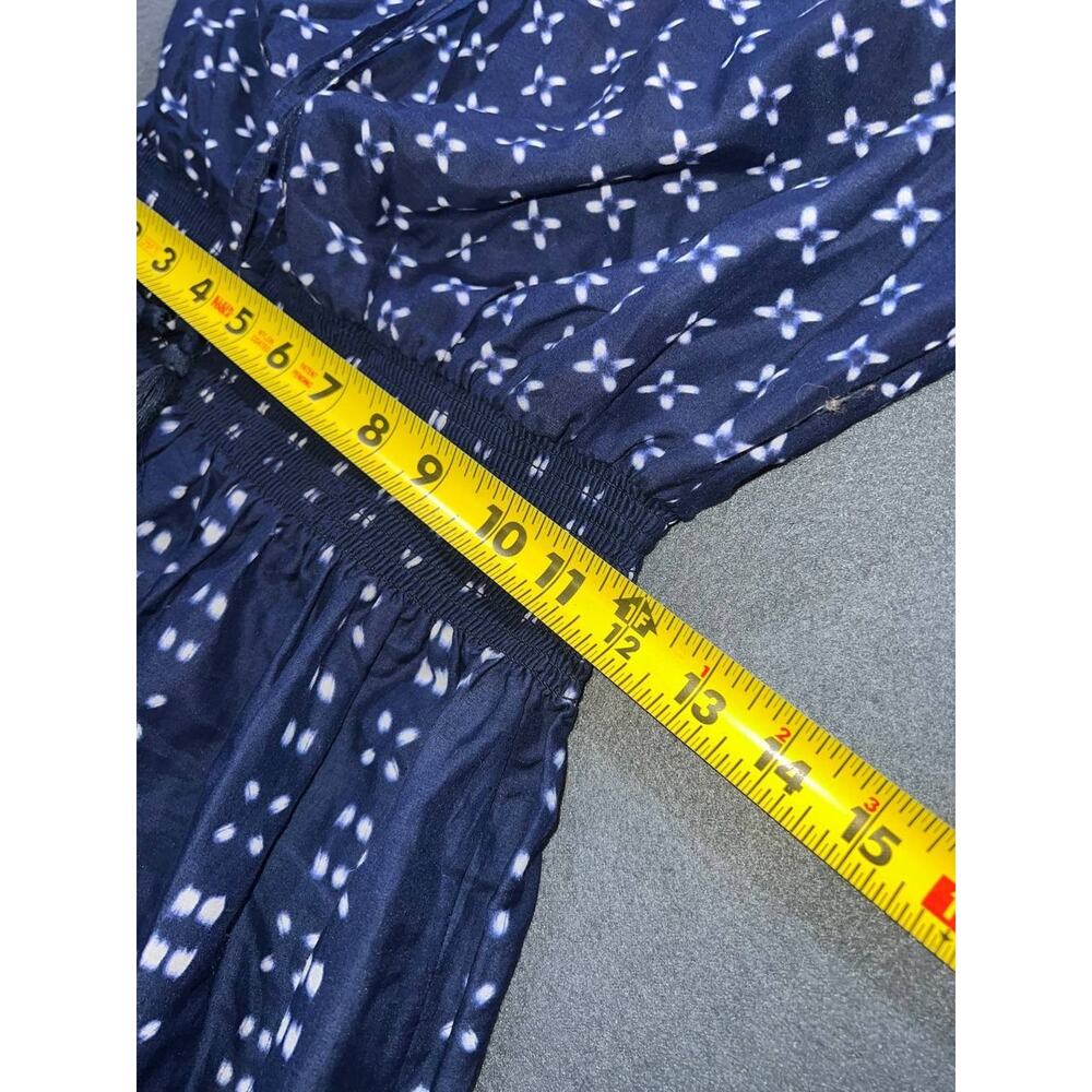 Athleta Printed Molokai cotton silk boho Y2K Maxi Dress Size Medium A010065 - Picture 5 of 13